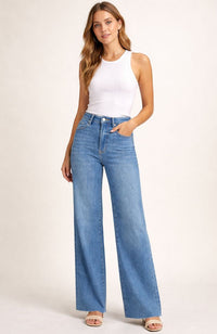 Fiona Jeans - Fog Sky