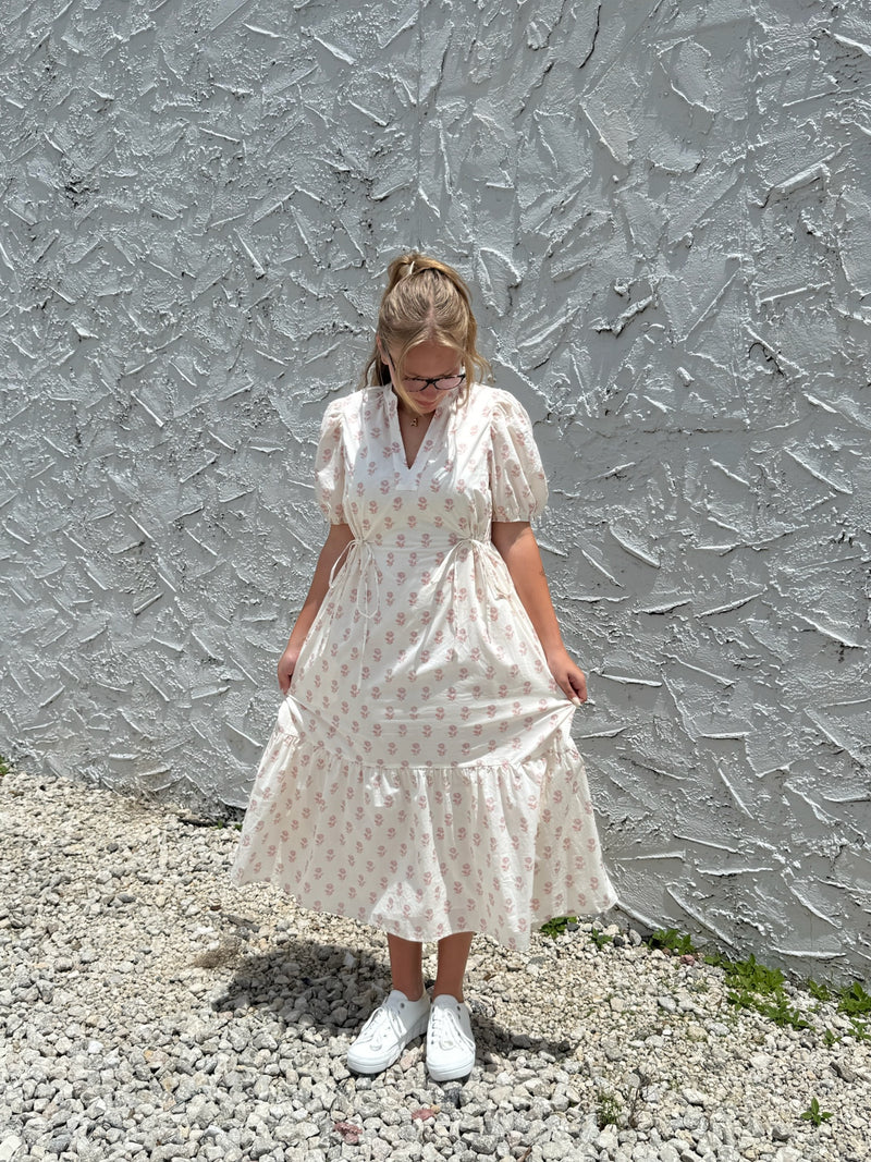 Mabel Floral Tie Dress
