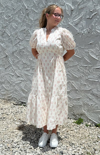 Mabel Floral Tie Dress