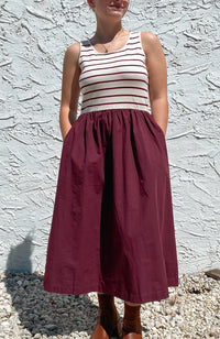 Samantha Stripe Contrast Dress