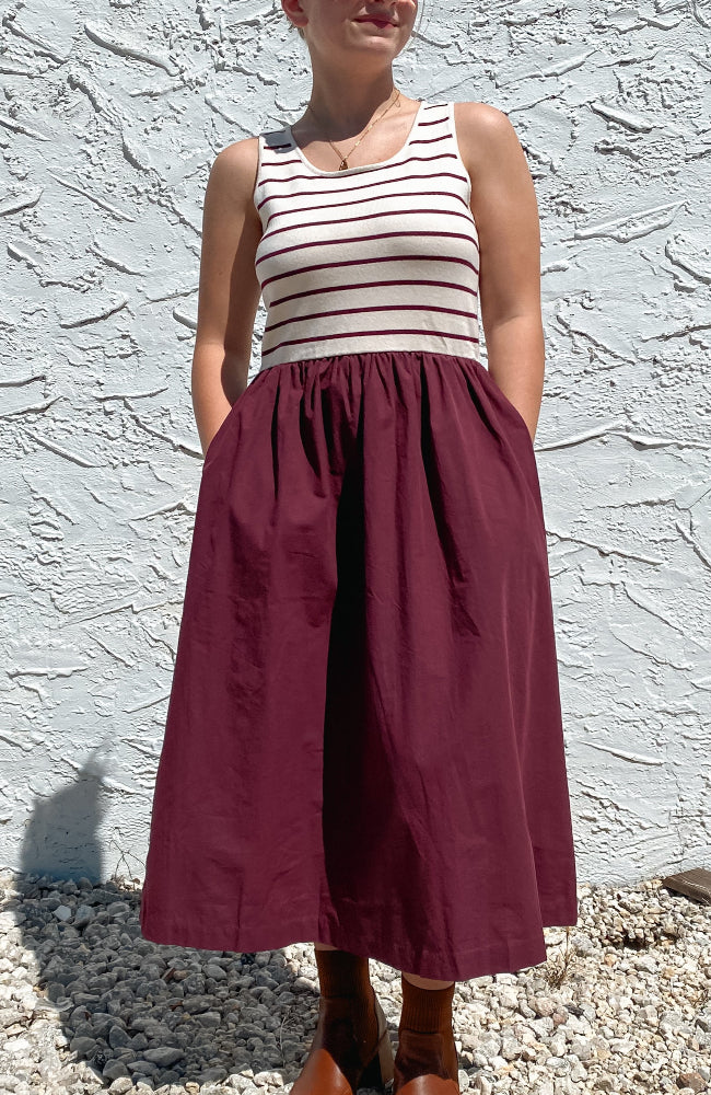 Samantha Stripe Contrast Dress