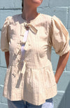 Janet Bow Tie Blouse