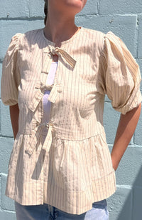 Janet Bow Tie Blouse