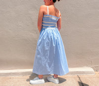 Audrey Bow Midi Dress