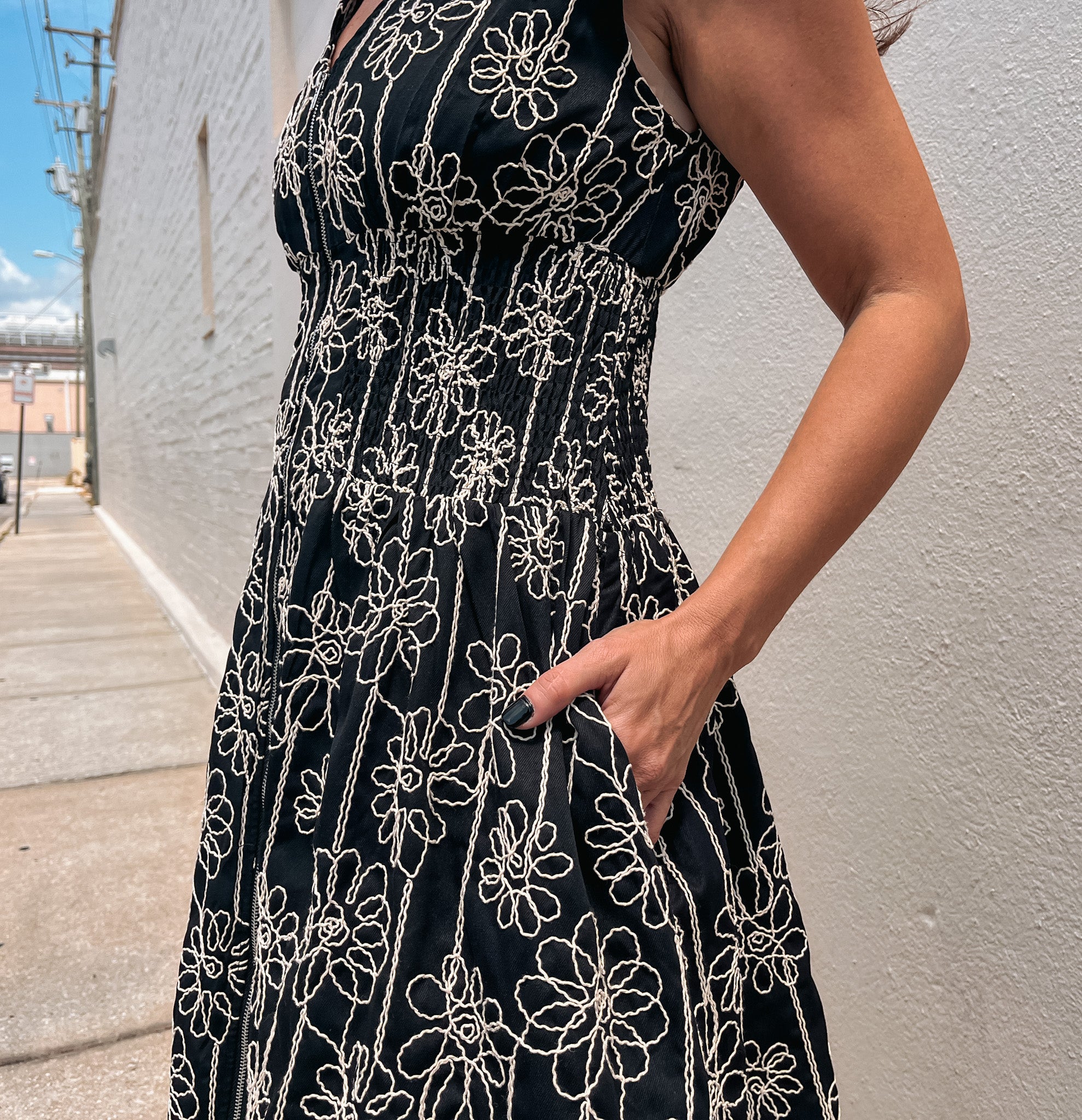 Valerie Front Zip Dress