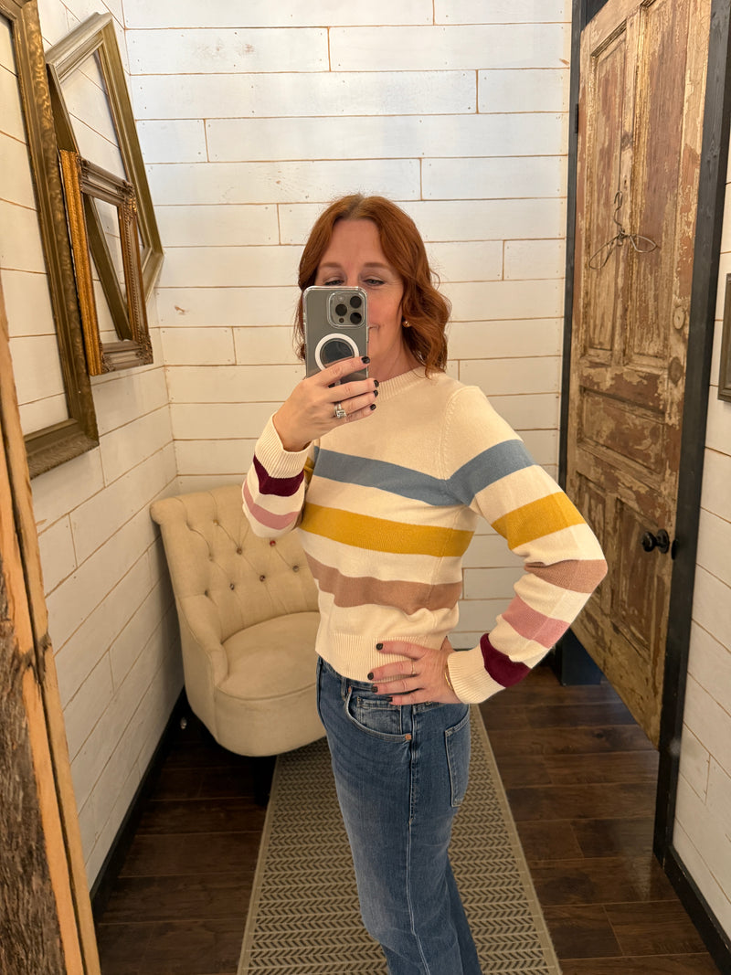 Bethany Striped Sweater