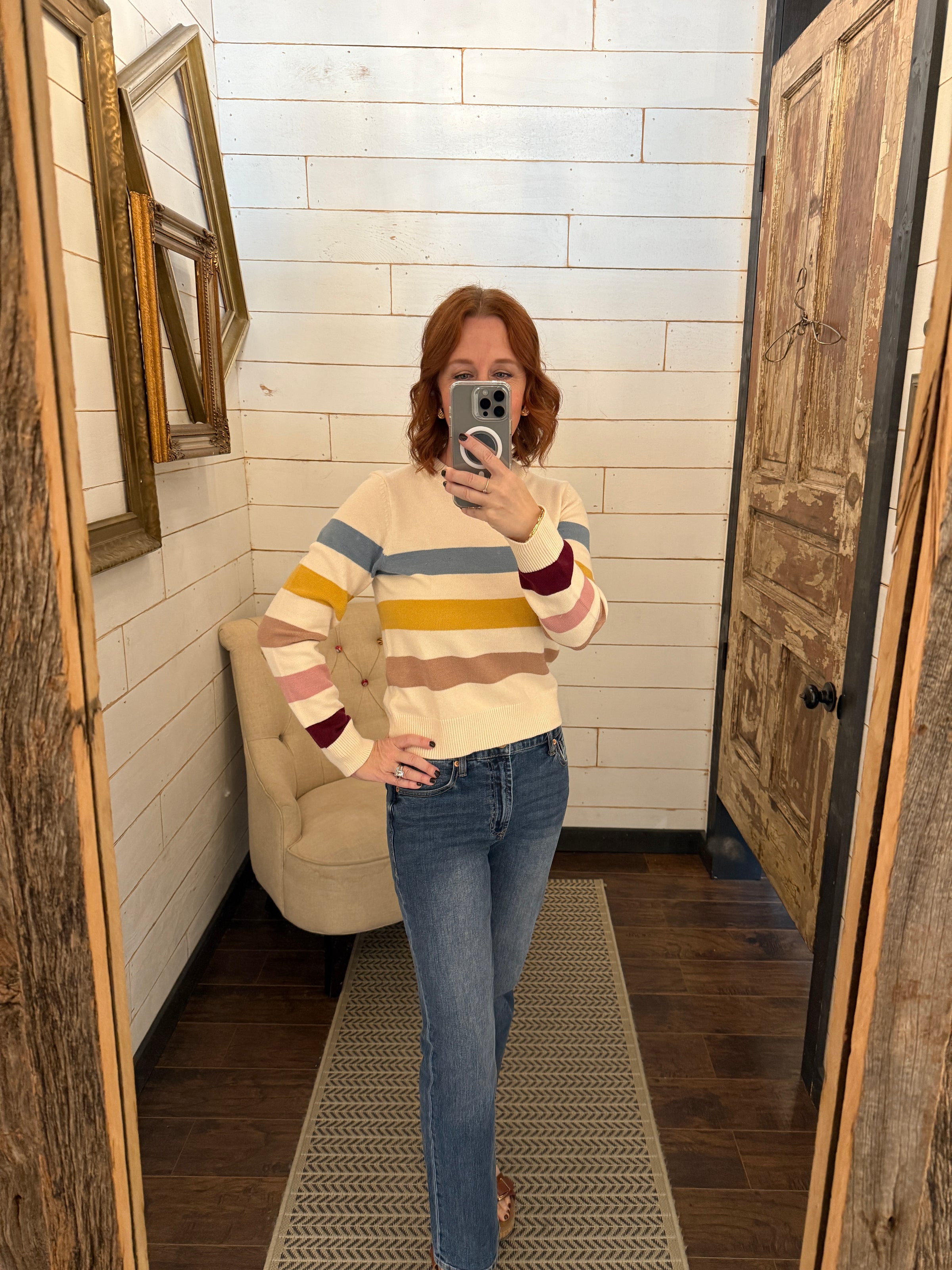 Bethany Striped Sweater