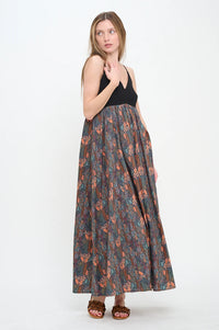 Autumn Canopy Maxi Dress