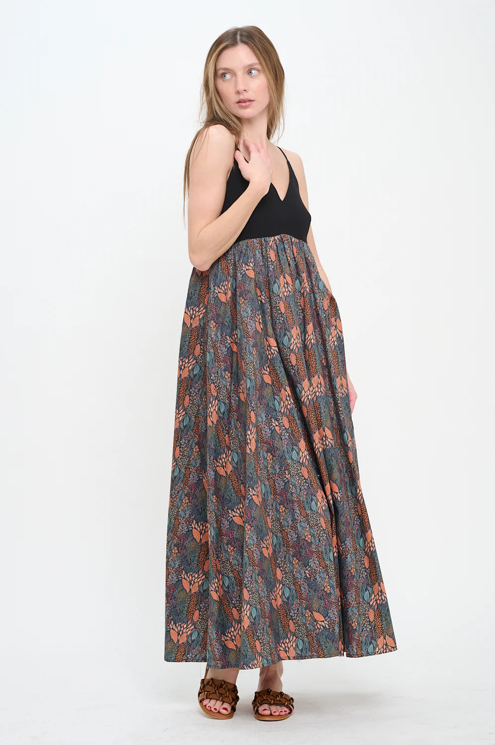 Autumn Canopy Maxi Dress
