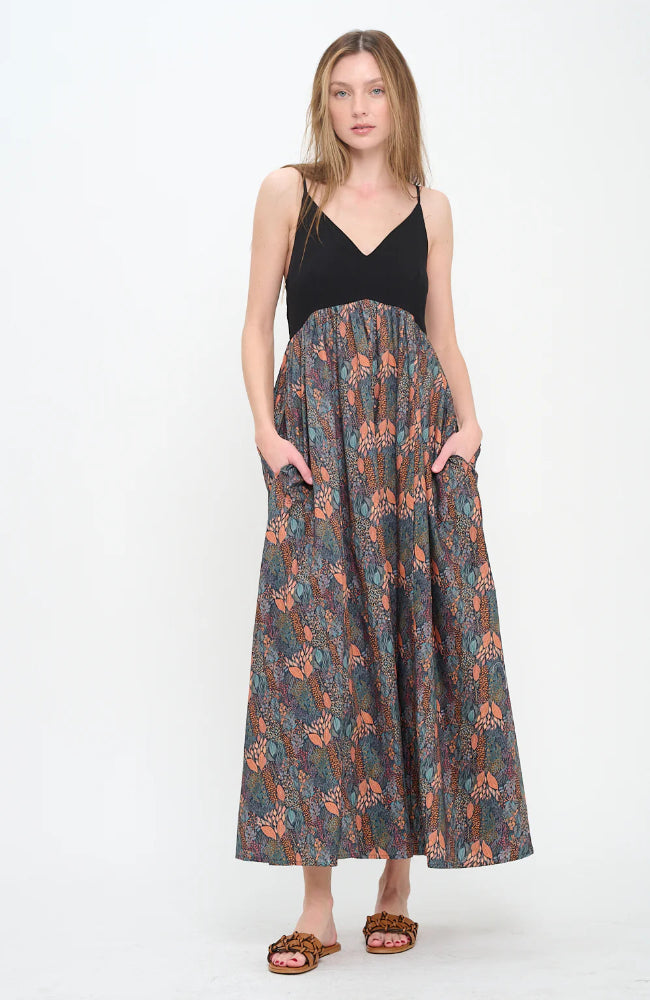 Autumn Canopy Maxi Dress