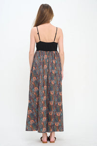 Autumn Canopy Maxi Dress