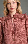 Jessalyn Ruffle Top