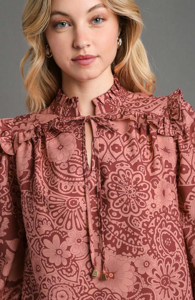Jessalyn Ruffle Top