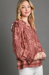 Jessalyn Ruffle Top
