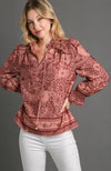 Jessalyn Ruffle Top