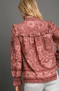 Jessalyn Ruffle Top