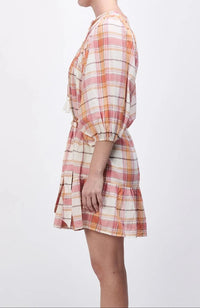 Caterine Plaid Dress