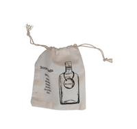 Set of 6 Metal Bottle Tag w/ Leather Tie