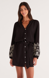 Malia Embroidered Mini Dress