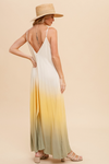 Ombre Dip Dye Maxi Dress