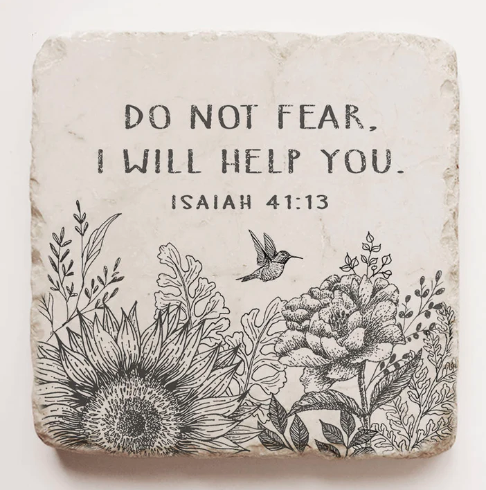 Small Block Scripture Stone