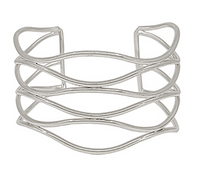 Wave Pattern Cuff Bracelet