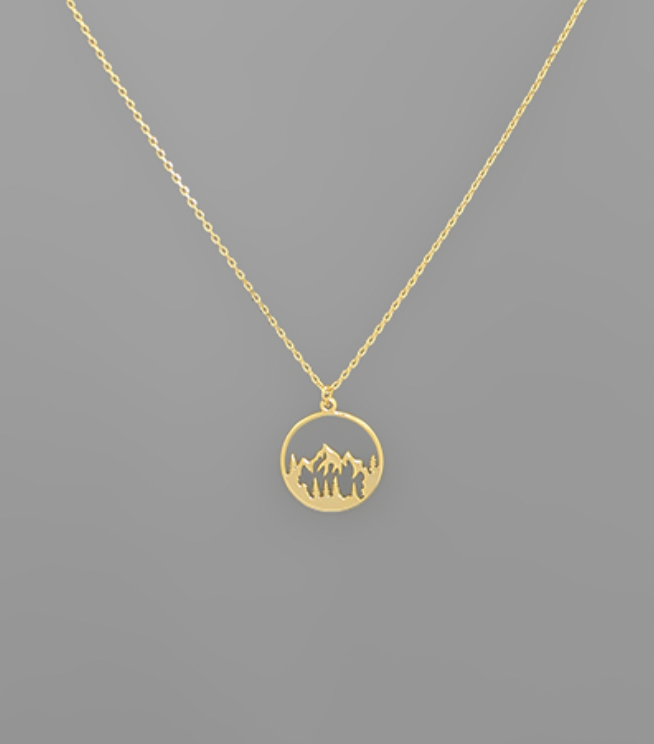 Mountain Cutout Necklace