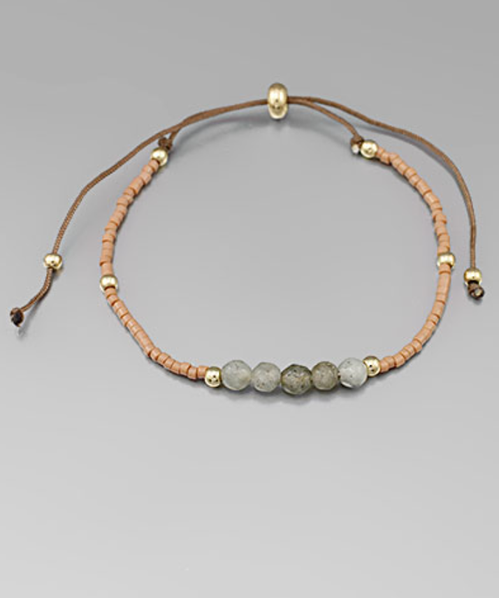 Stone Point Beads Bracelet