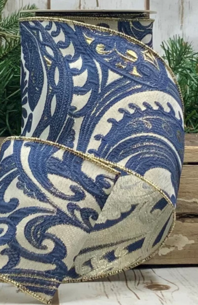 Jacquard Metallic Ribbon