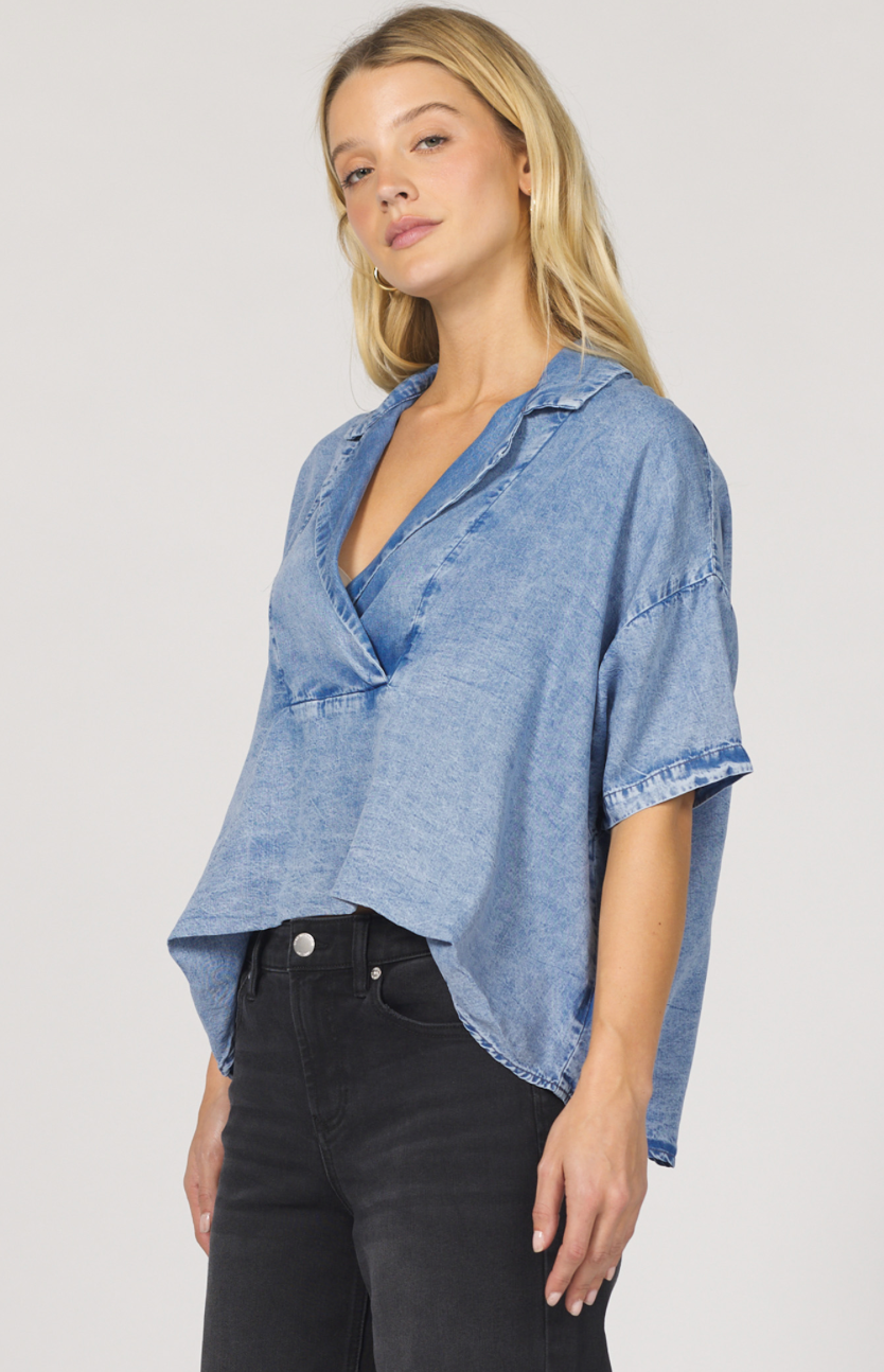 Belle Chambray Top