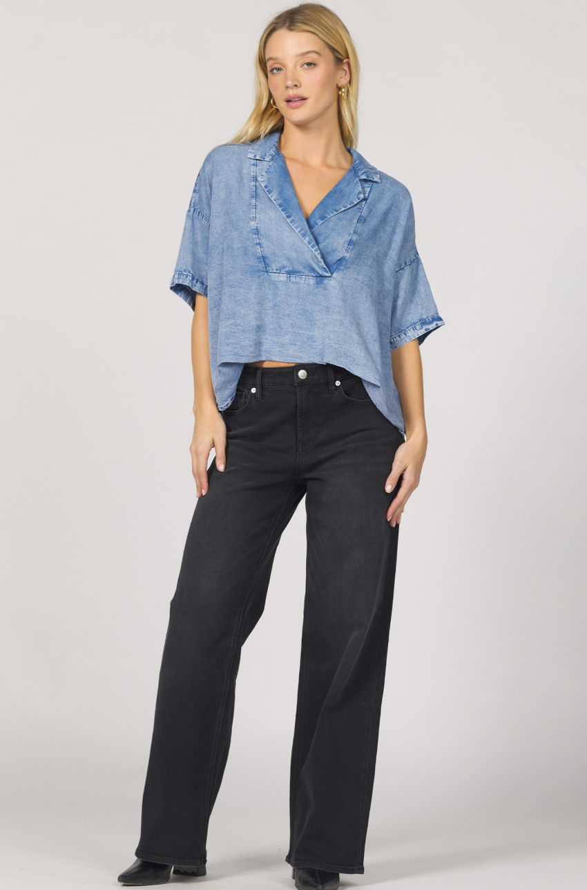 Belle Chambray Top