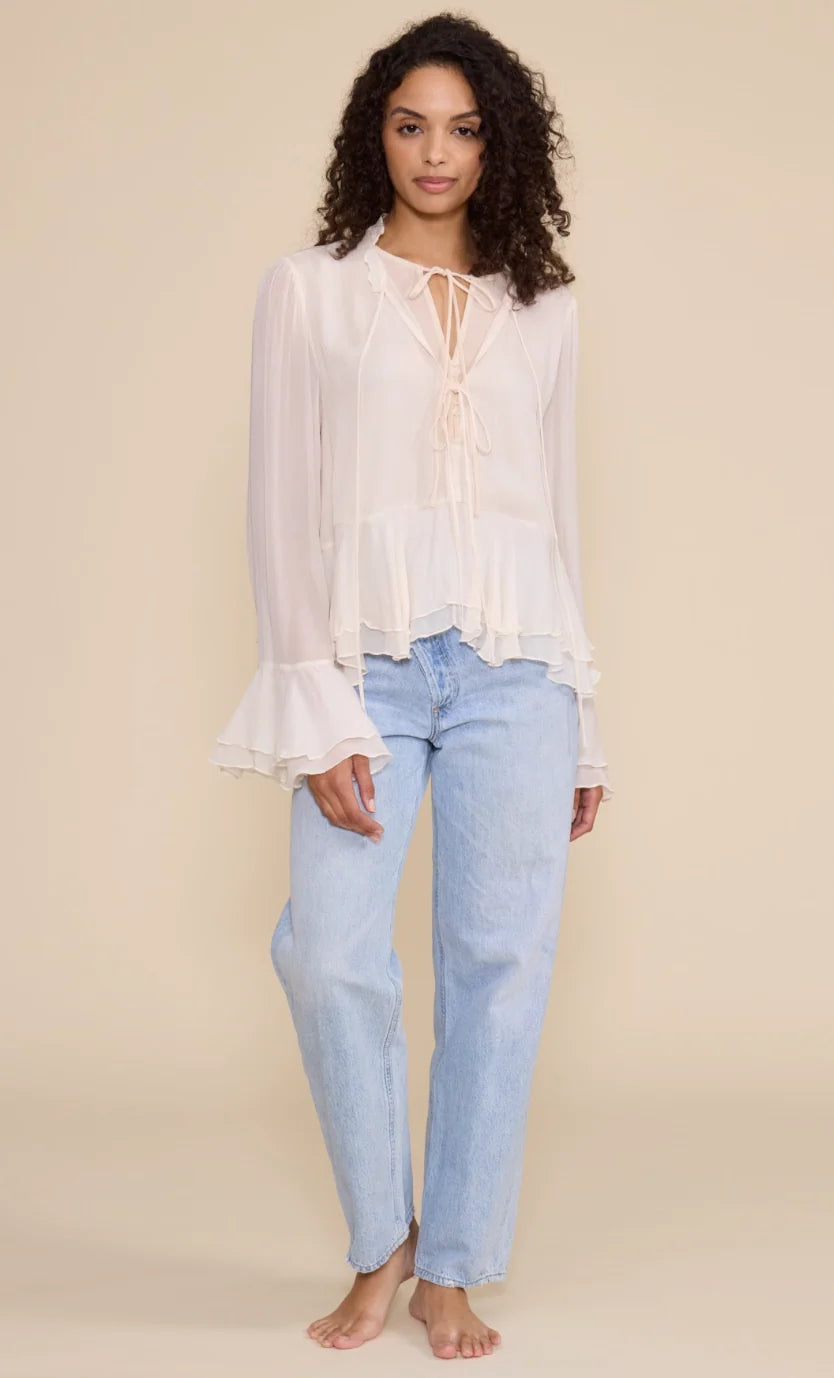 Donna Peplum Top