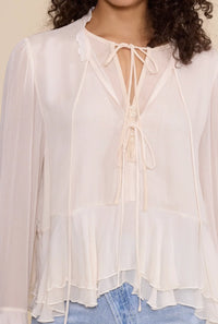 Donna Peplum Top