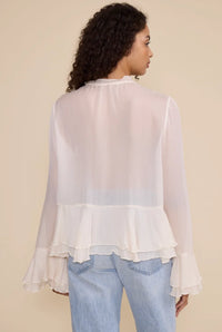 Donna Peplum Top