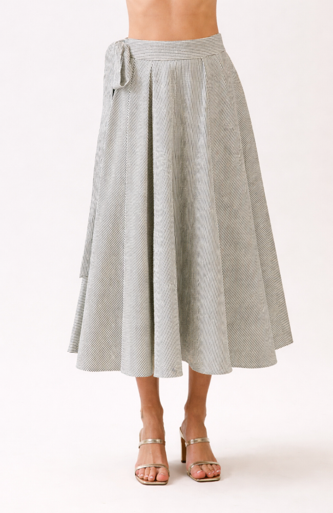 Tatum Striped Skirt
