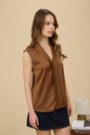 Lucienne Satin Top