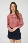 Vera Pleated Front Top