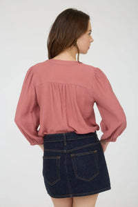 Vera Pleated Front Top