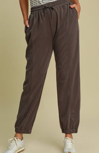Cupro Jogger Pants