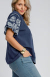 Isabella Embroidered Top