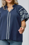 Isabella Embroidered Top
