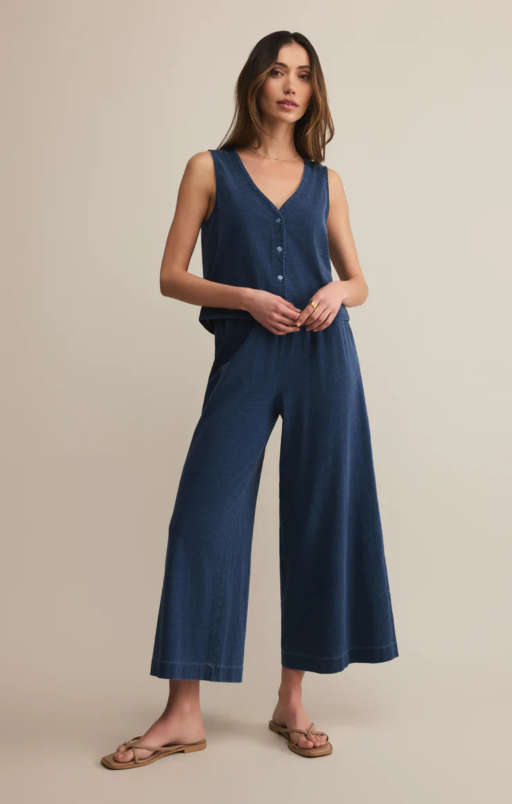 Scout Jersey Denim Pant- Indigo