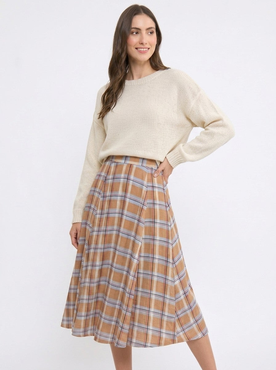 Helena Plaid Skirt