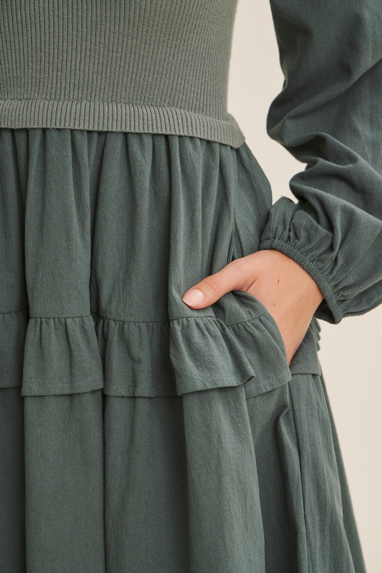 Francesca Mixed Media Dress