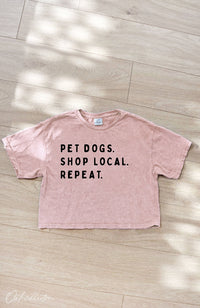 Pet Dogs Cropped Tee