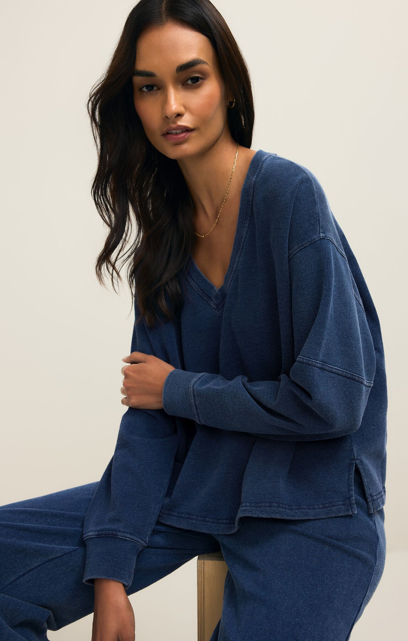 Delphine Knit Sweatshirt