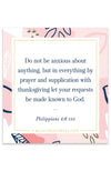Do Not Be Anxious - Scripture Cling