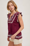 Juniper Embroidered Top