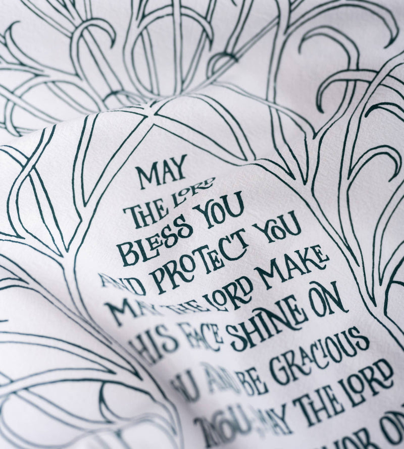 The Blessing Scripture Tea Towel (ESV) — Numbers 6