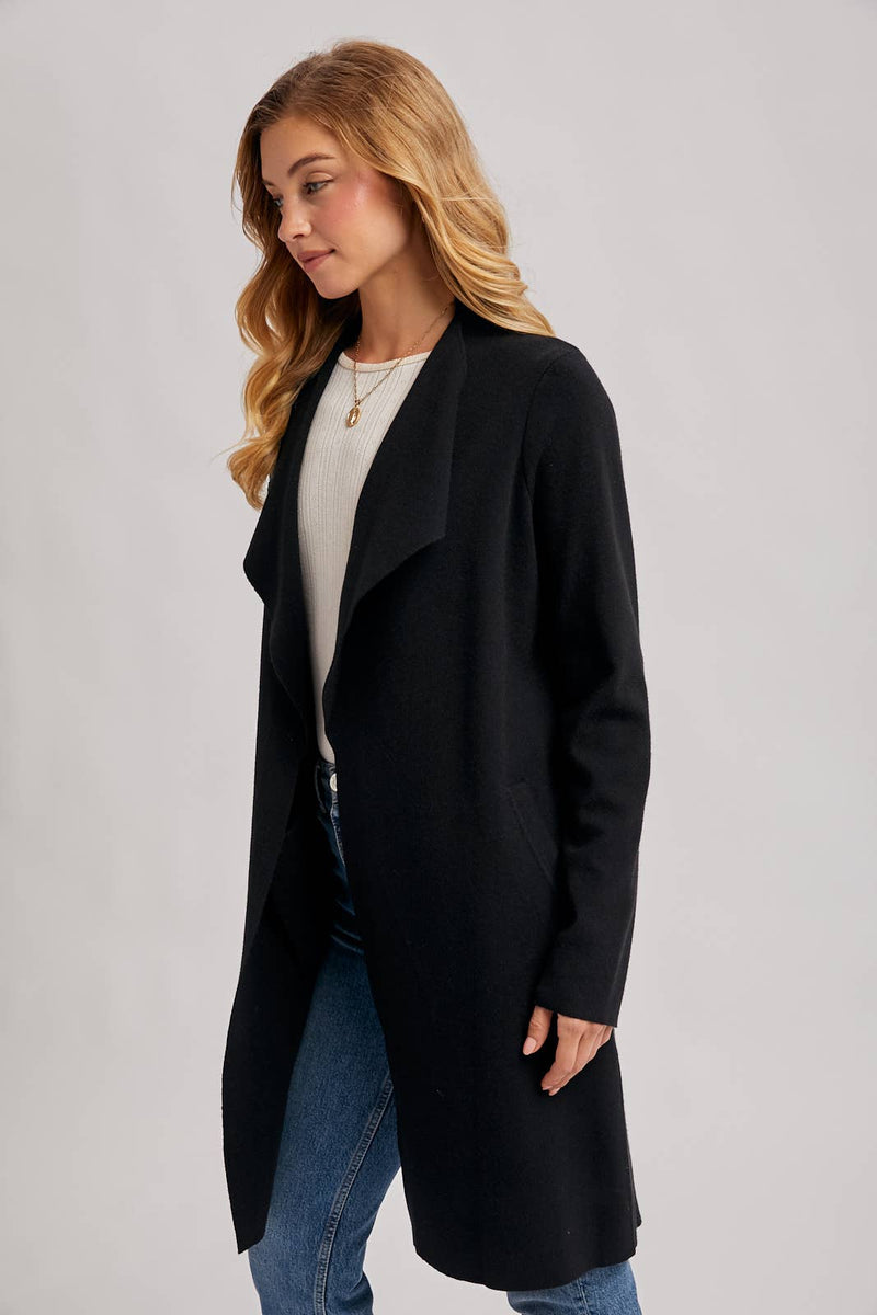 Finley Modern Open Front Cardigan